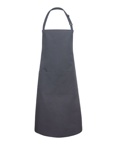 K-BLS5-Bib Apron Basic With Pocket And Buckle